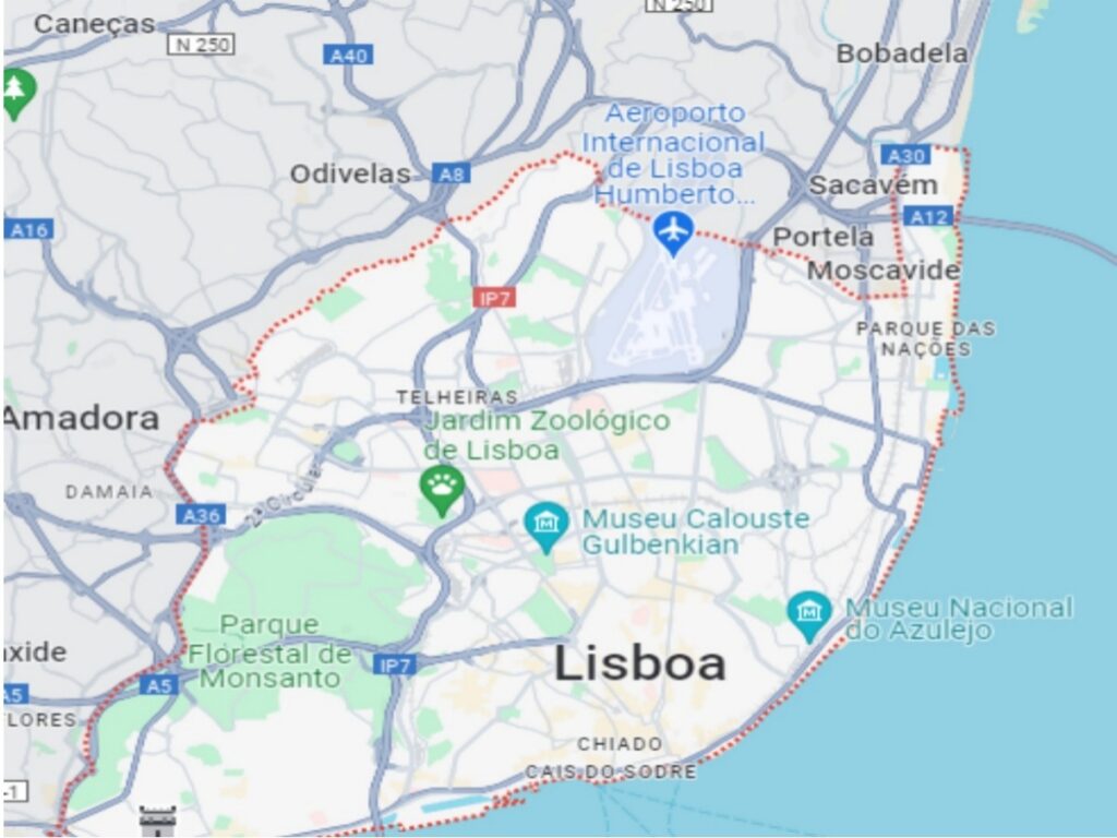 Mapa Lisboa